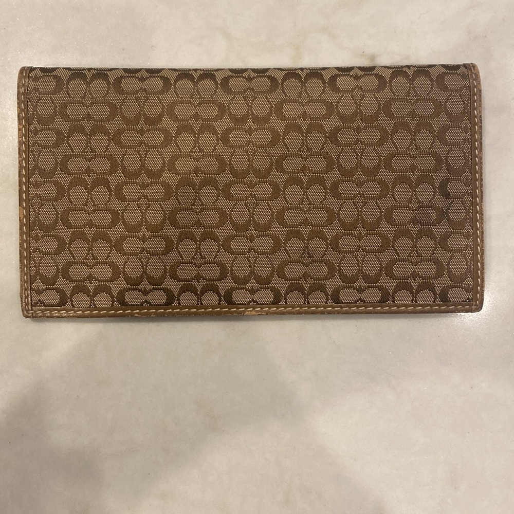 Coach checkbook case - Picture 2 of 6